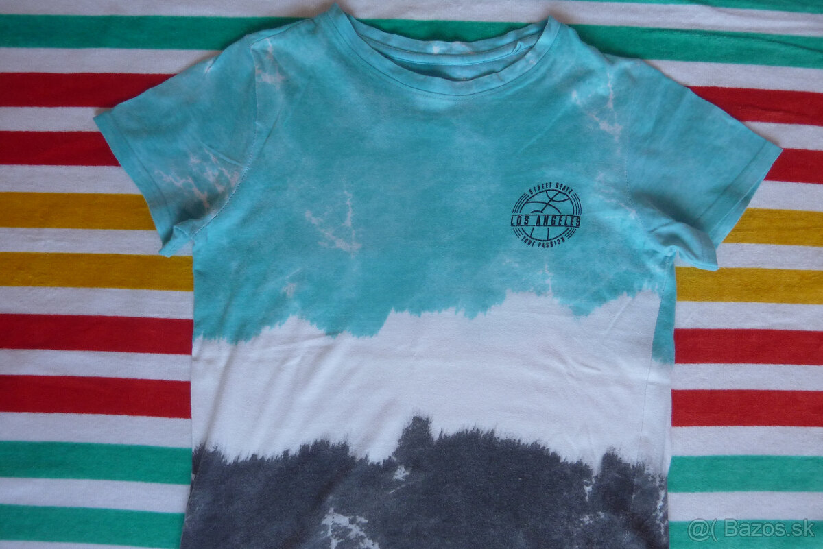 2 Krásne tričká s krátkym.ruk.,Zn.C&A, 100% bavlna, TOP STAV - 8