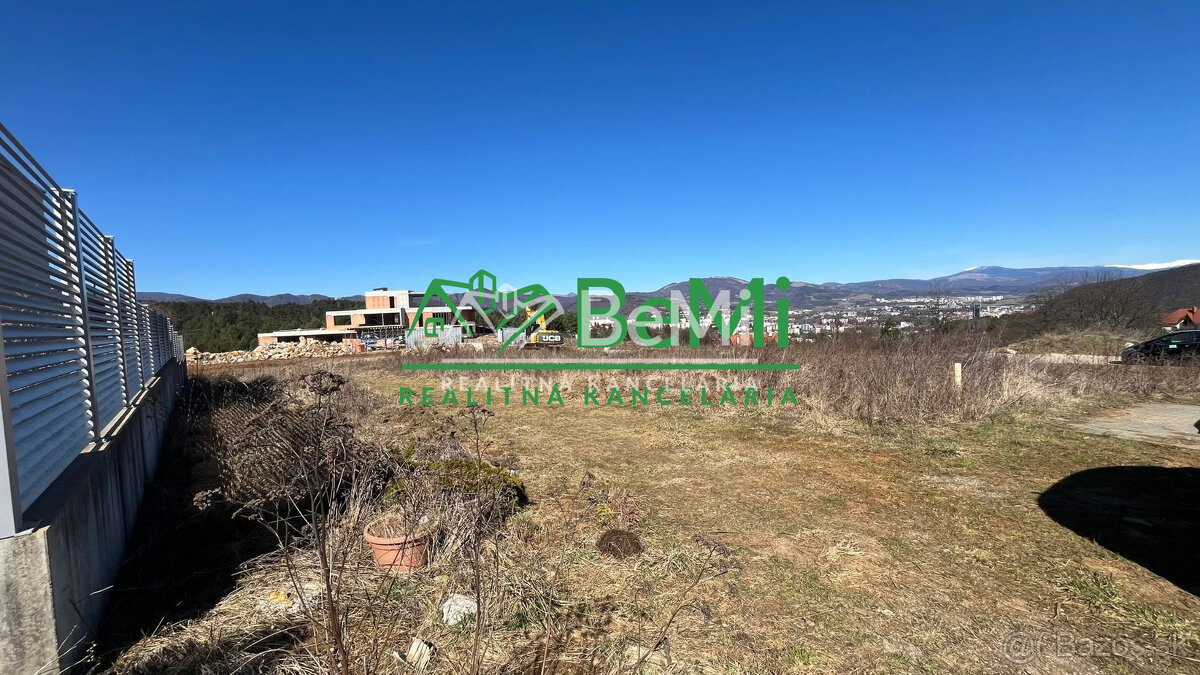 Stavebný pozemok 1208 m2, výhľad na mesto, Banská Bystrica - 8