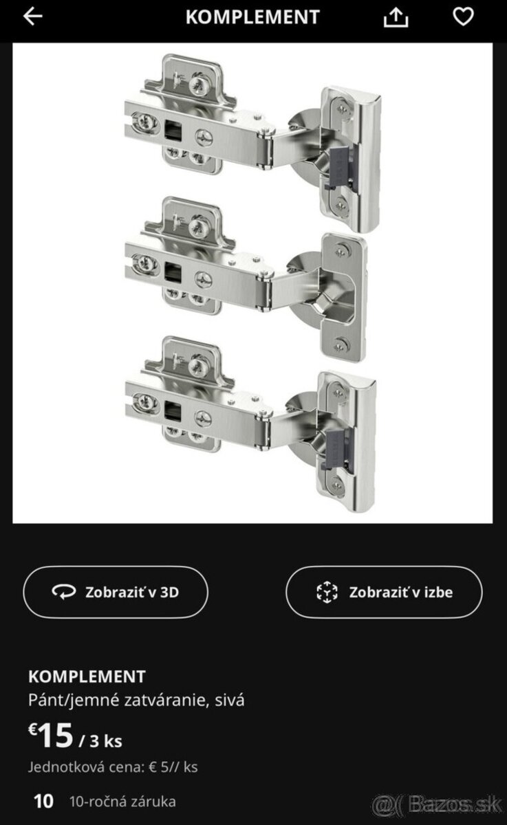 Predám skriňu PAX s dvierkami - IKEA - 8