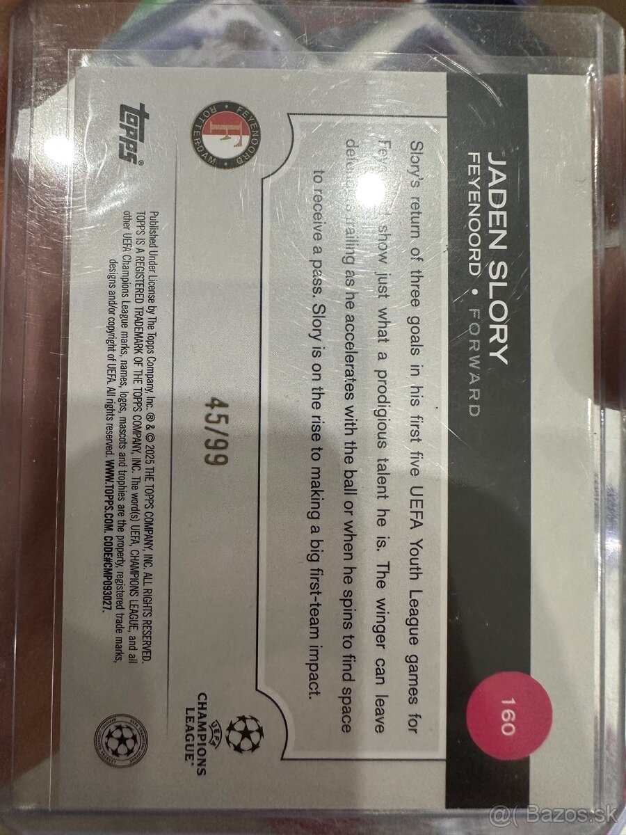 RC FUTBALOVÉ KARTY TOPPS CHROME KARTIČKY ZBERATEĽSKÉ - 8