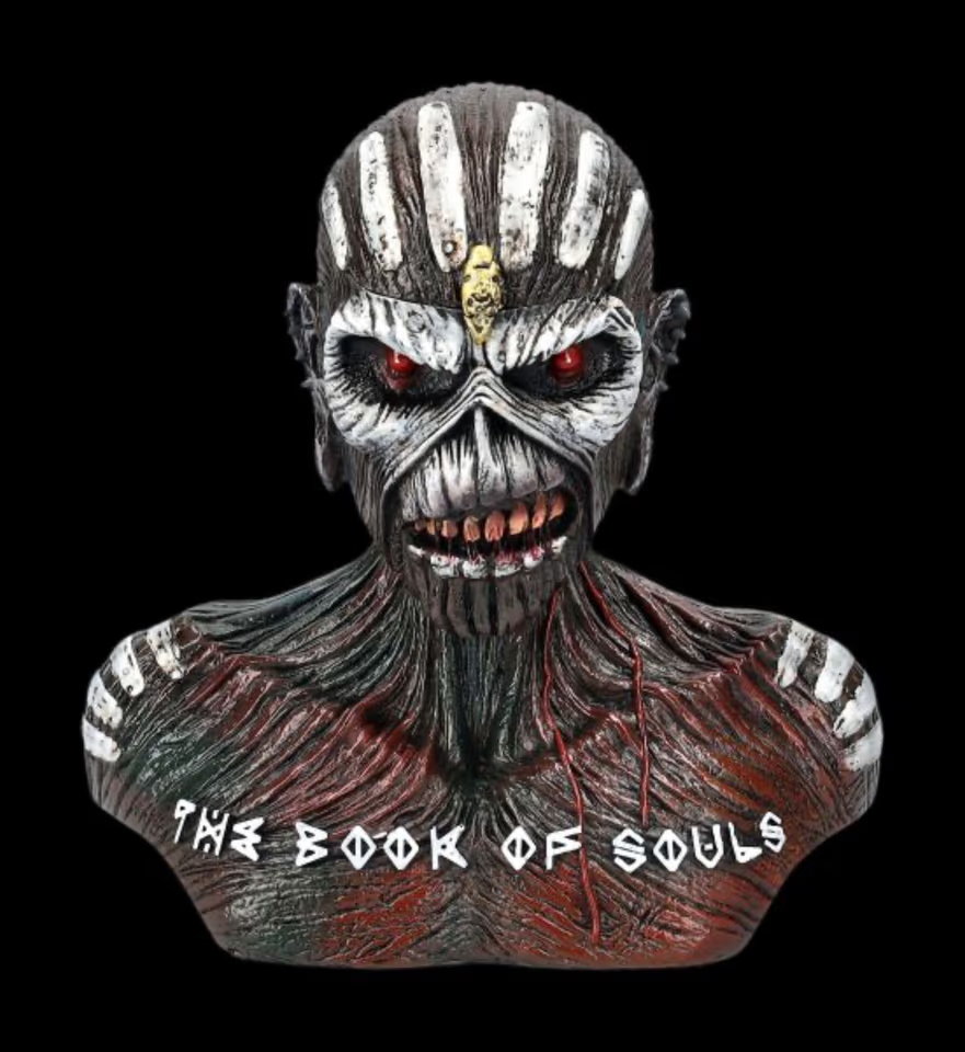 IRON MAIDEN BUSTA - EDDIE - BOOK OF SOULS - 8