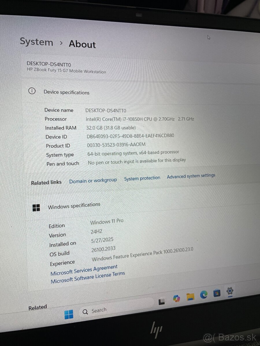 HP ZBook Fury 15 G7 Mobile Workstation - 8