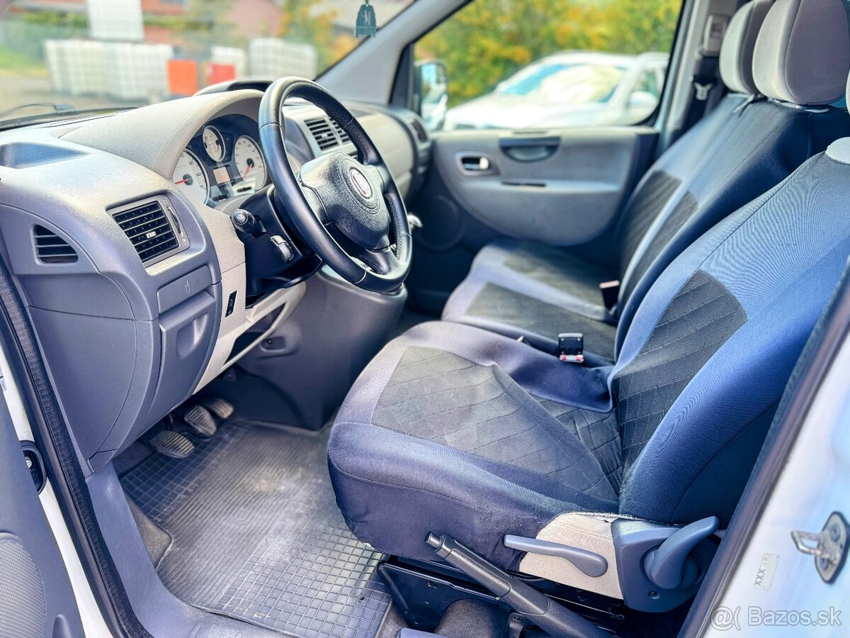 Fiat Scudo 2.0 JTD 94kW 9miest klíma,ťažné,tempomat - 8