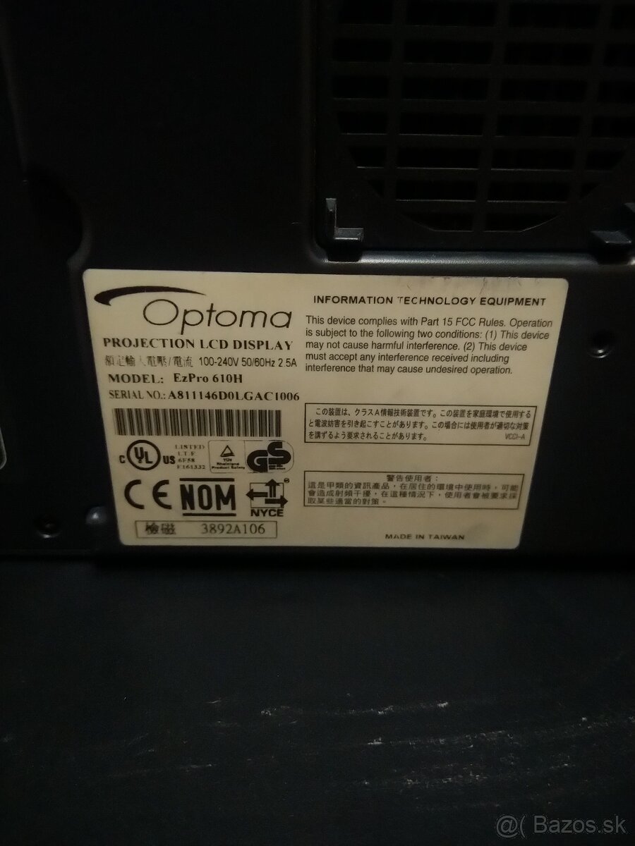 Optoma EzPro 610 - 8