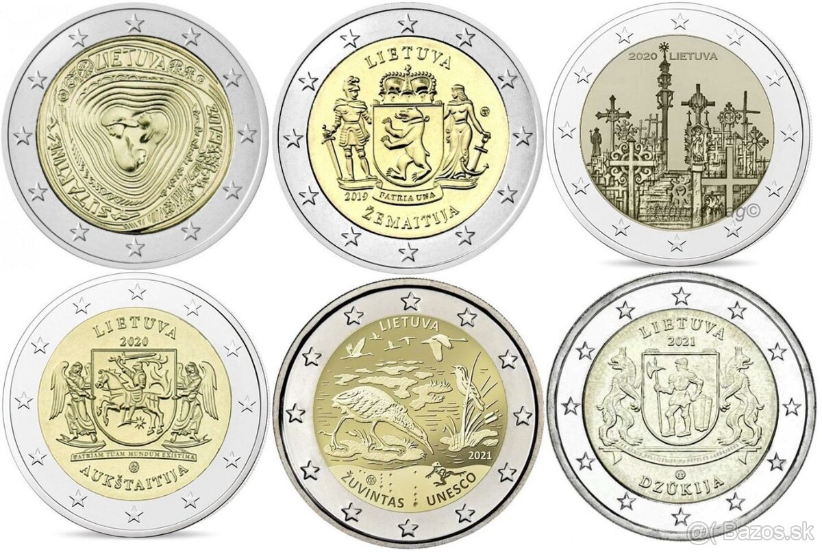 Zbierka euromincí 3 - 8