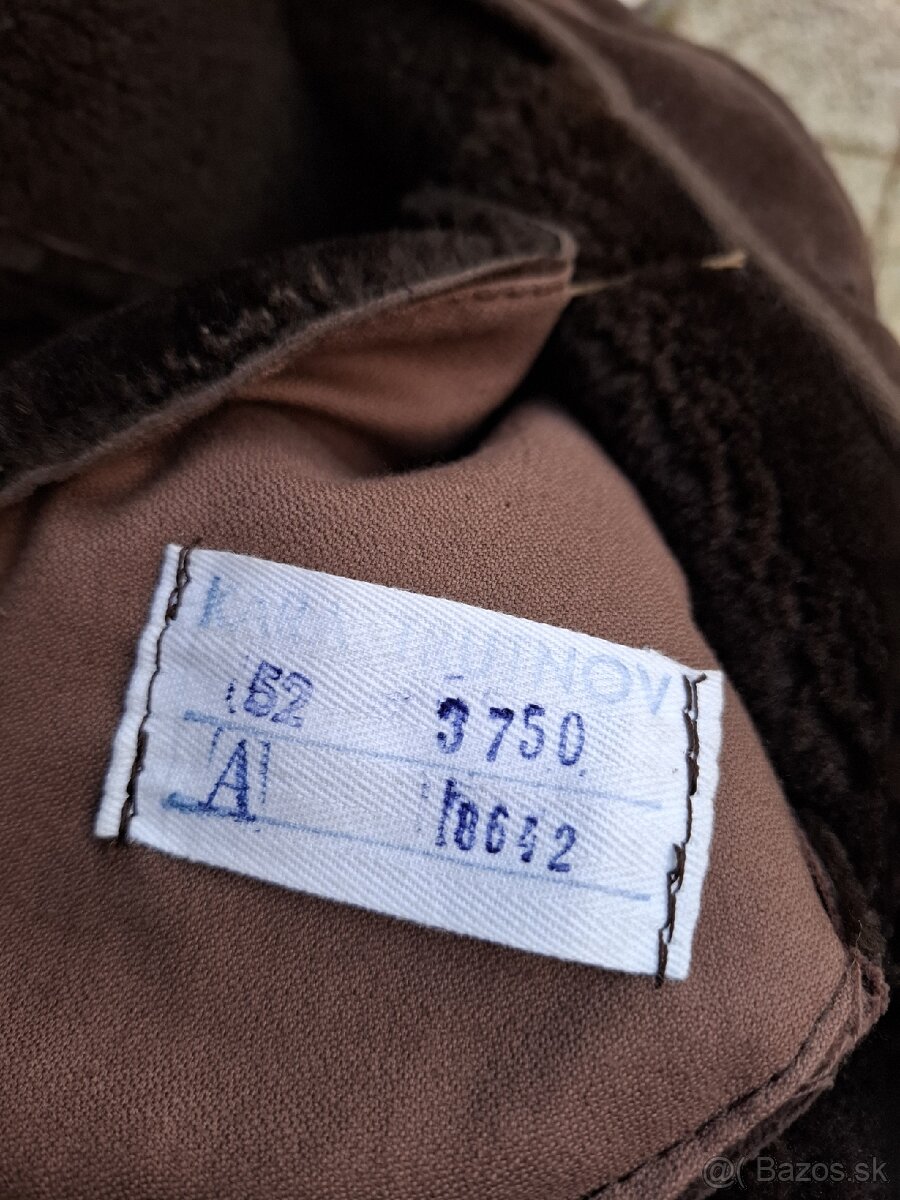 Pánsky zimný kabát z pravej ovčej kože a vlny KARA - 8