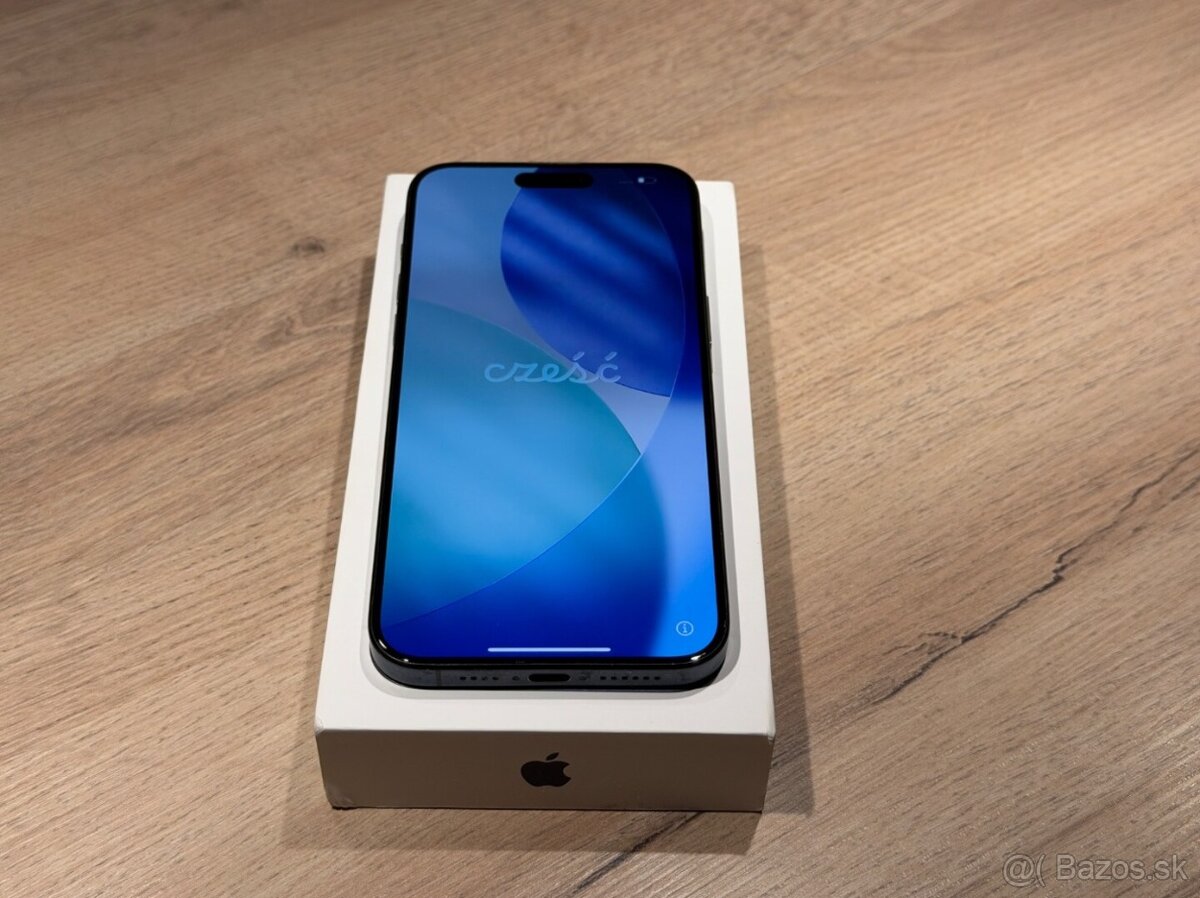 Predám iPhone 15 Pro Max 256 GB, Titanium Blue - 8