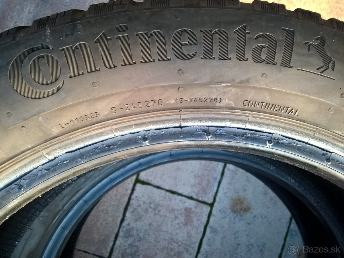 2 ks ZIMNÉ 185/60 R16 86H CONTINENTAL 7 mm 2020 LEN 15-€/kus - 8