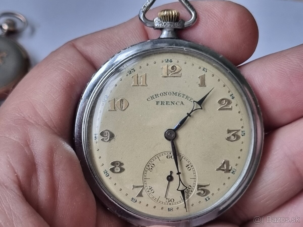 Vreckové hodinky,Frenca. - 8