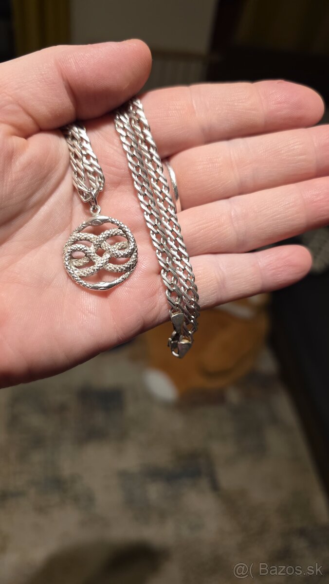 Strieborné sety šperkov ag925 puncované - 8