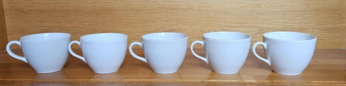 5 ks šálok s podšálkami - 8