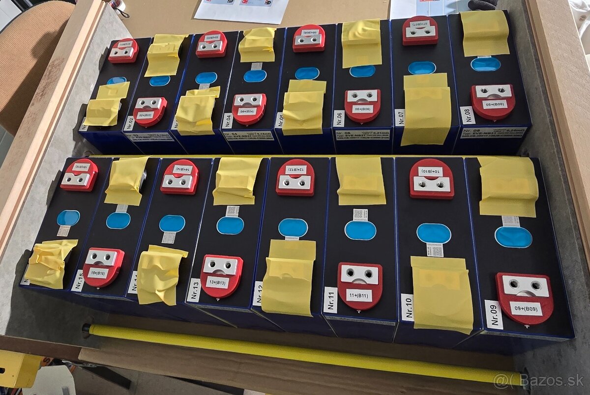 LiFePo4 Batéria 314AH , 16kW JKBMS, EVE TOP 1.trieda - 8