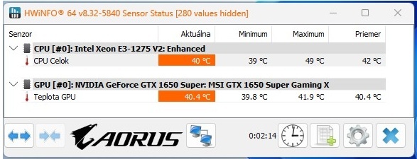 Herný PC,Xeon E3-1275 v2,GTX 1650 SUPER,16GB RAM,mSATA,M.2 P - 8