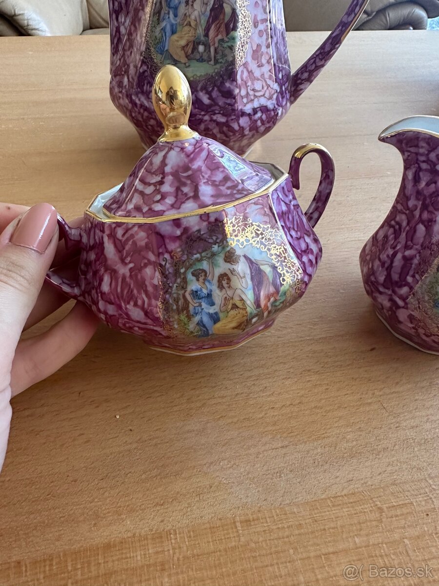 Porcelánový kávový servis EVRO – Made in Czechoslovakia - 8