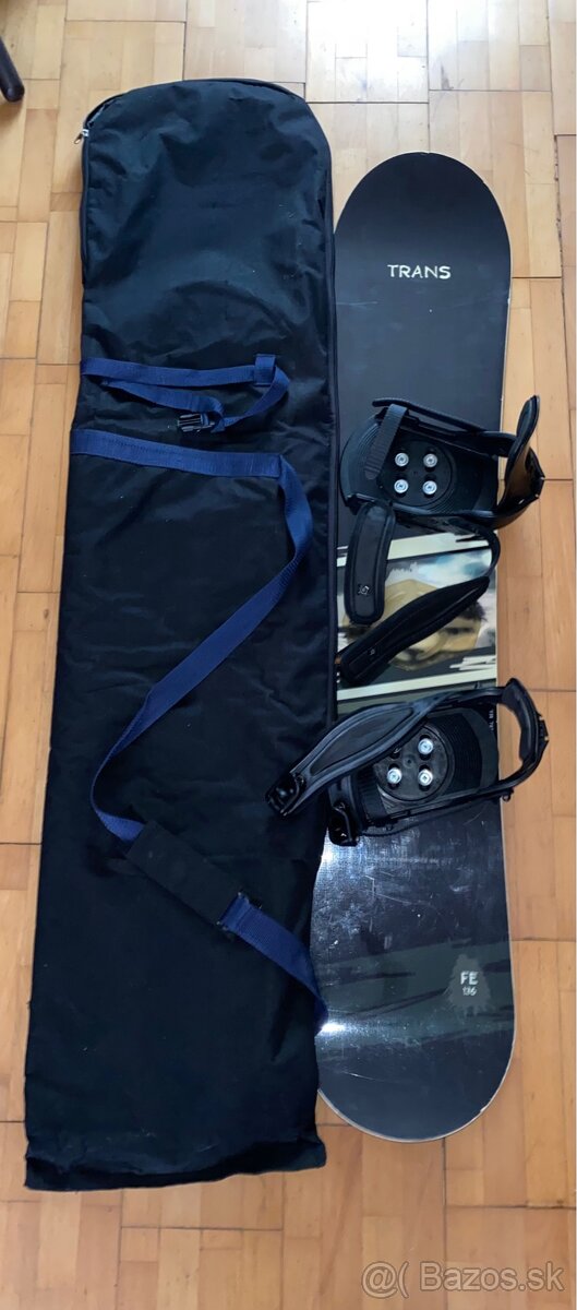 Snowboard TRANS FE 136 + viazanie + obal - 8