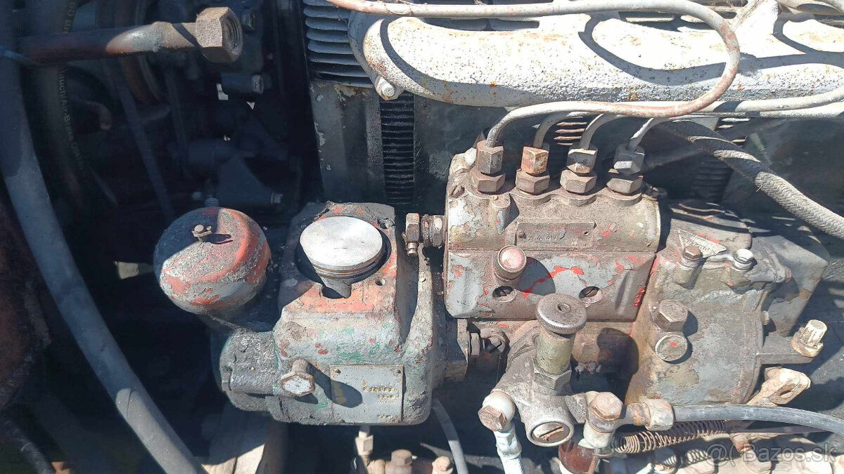 Traktor - Domáca výroba - Motor Slavia a vlečka - 8