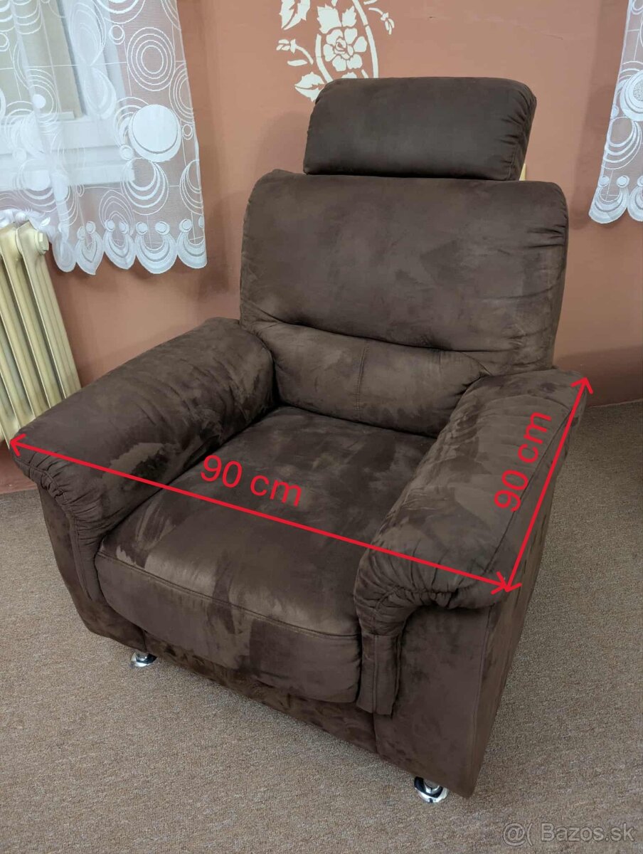 Pohodlný rozťahovací rohový gauč s kreslom - 8