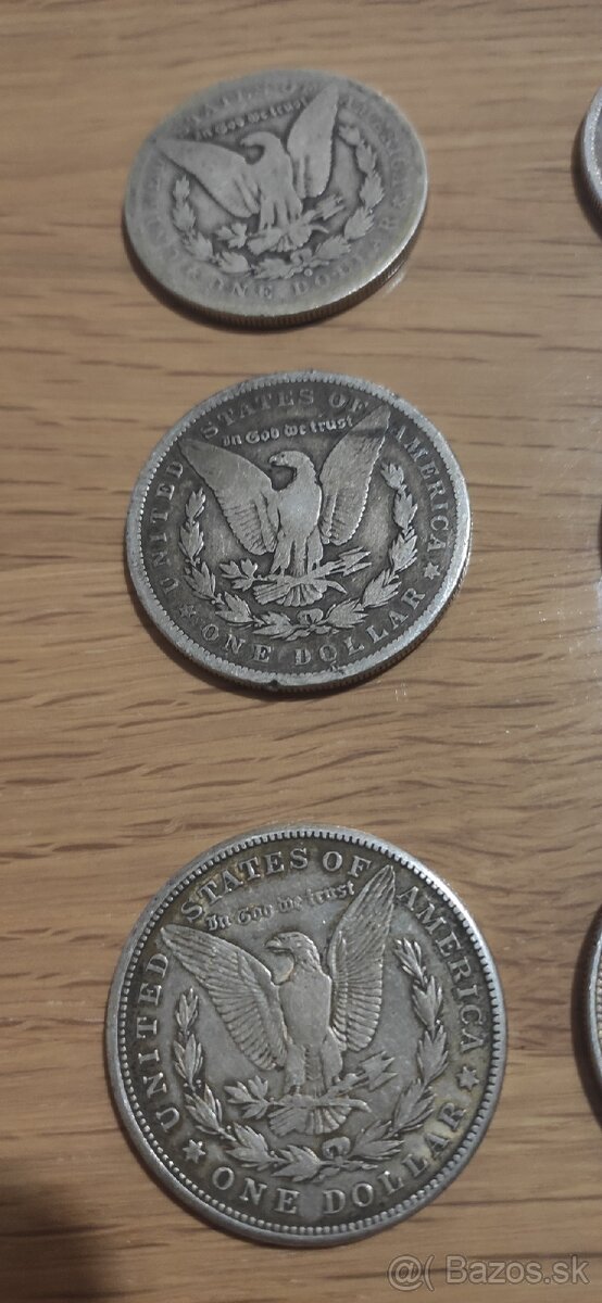 Predám strieborné mince Morgan Silver Dollar - 8
