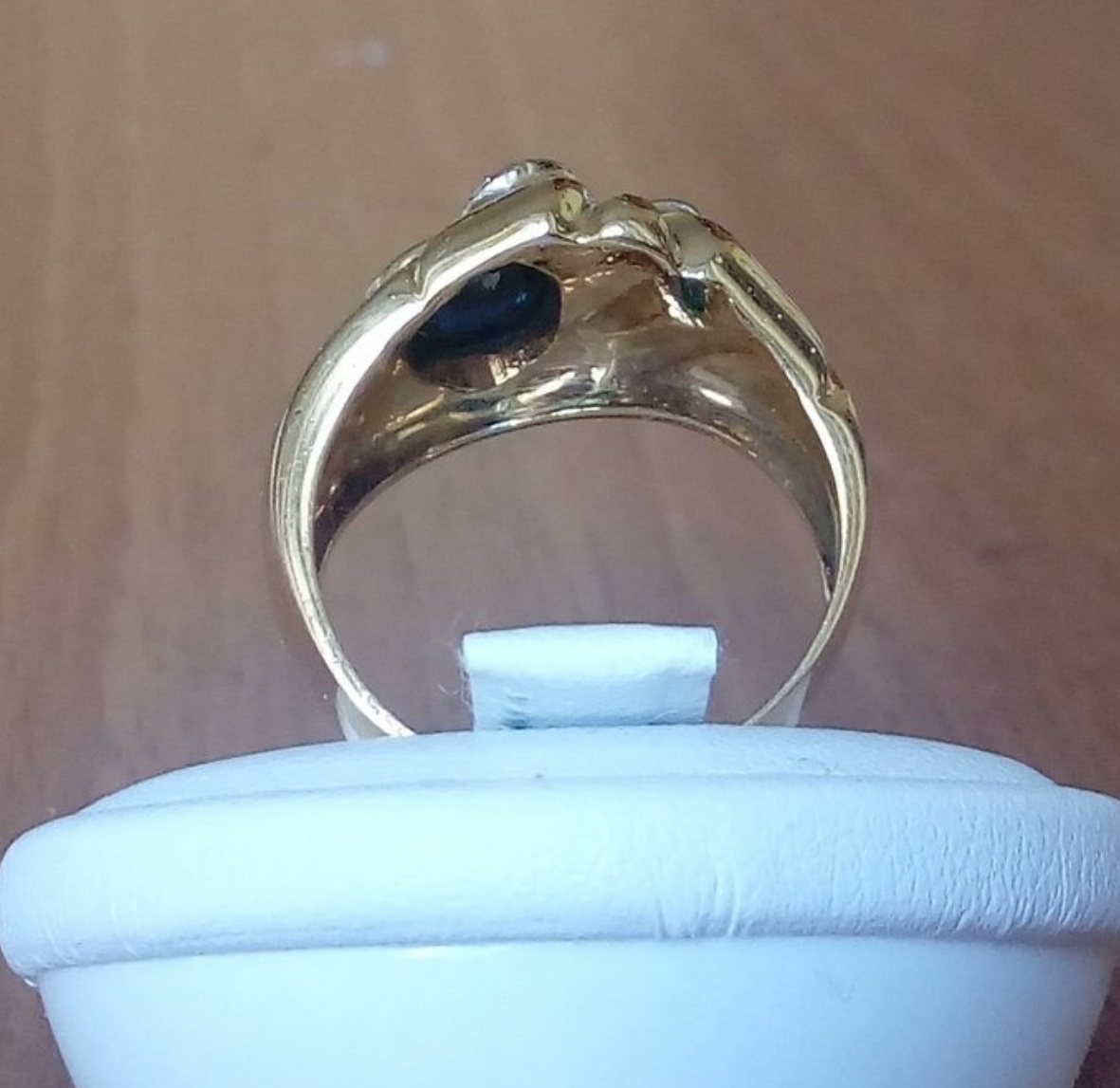 Predám diamantový prsteň so zafírom - 8