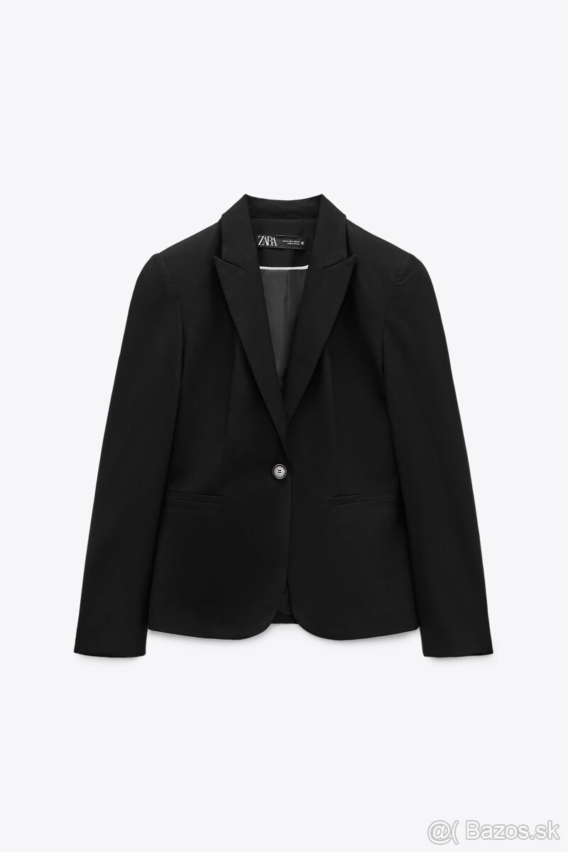 Zara klasické čierne dámske sako 34 (XS) - 8
