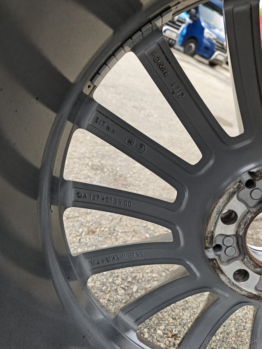 Mercedes R21 AMG originálne kolesá, letná sada 5x112 GLE GLS - 8