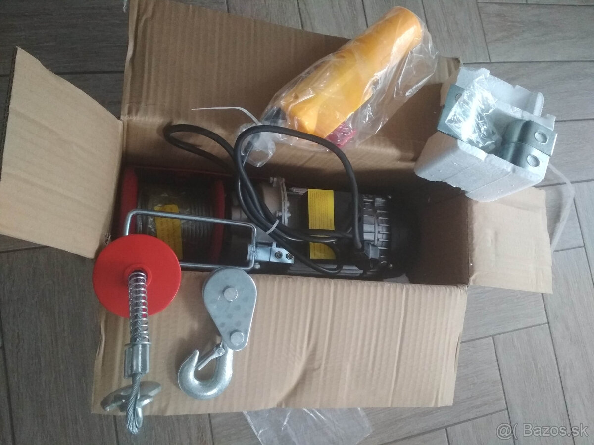 El. lanový naviják 400/800 kg- MAR-POL M80791-nový - 8