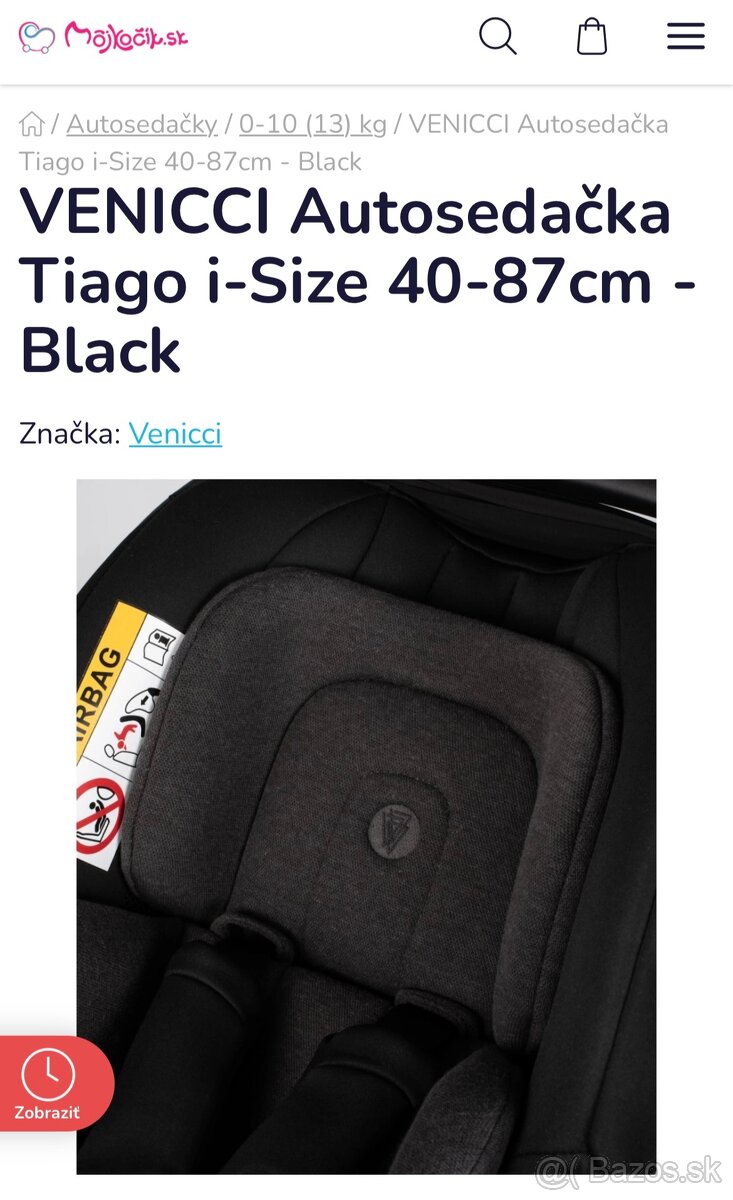 Detská autosedačka VENICCI - 8