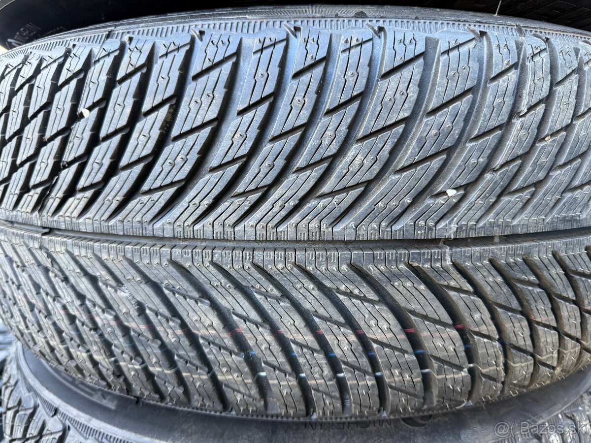 PREDÁM sadu 17" AL disky Mercedes-Benz +zimné pneu MICHELIN - 8