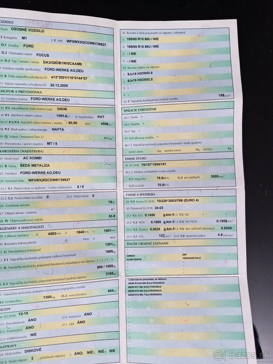 Ford focus tdci 1,6 80kw. - 8