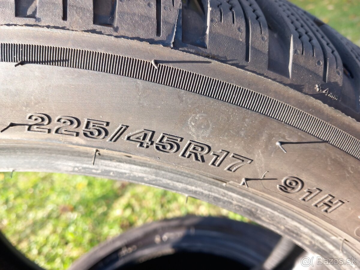 225/45 r17 zimné pneumatiky bridgestone - 8