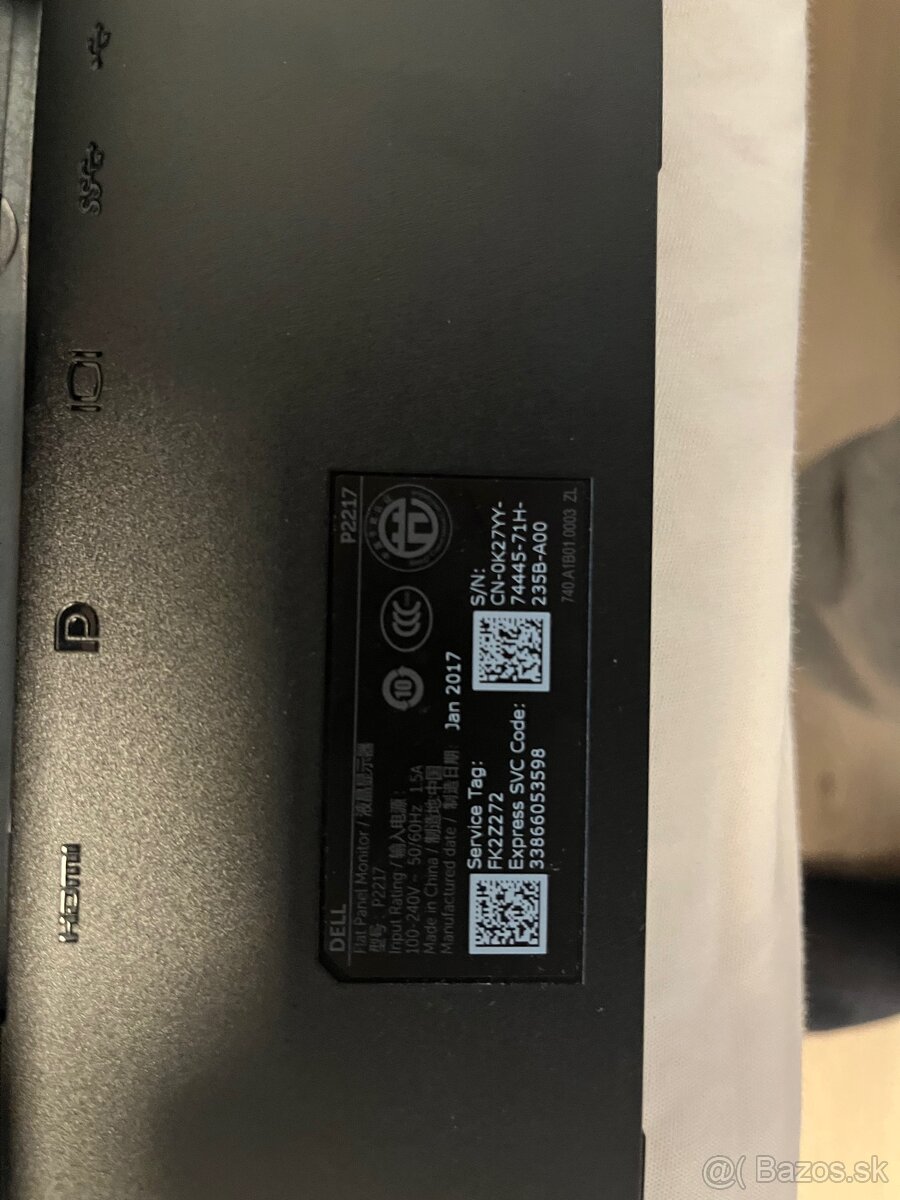 Dell P2217 22" Full HD (2 kusy) - 8