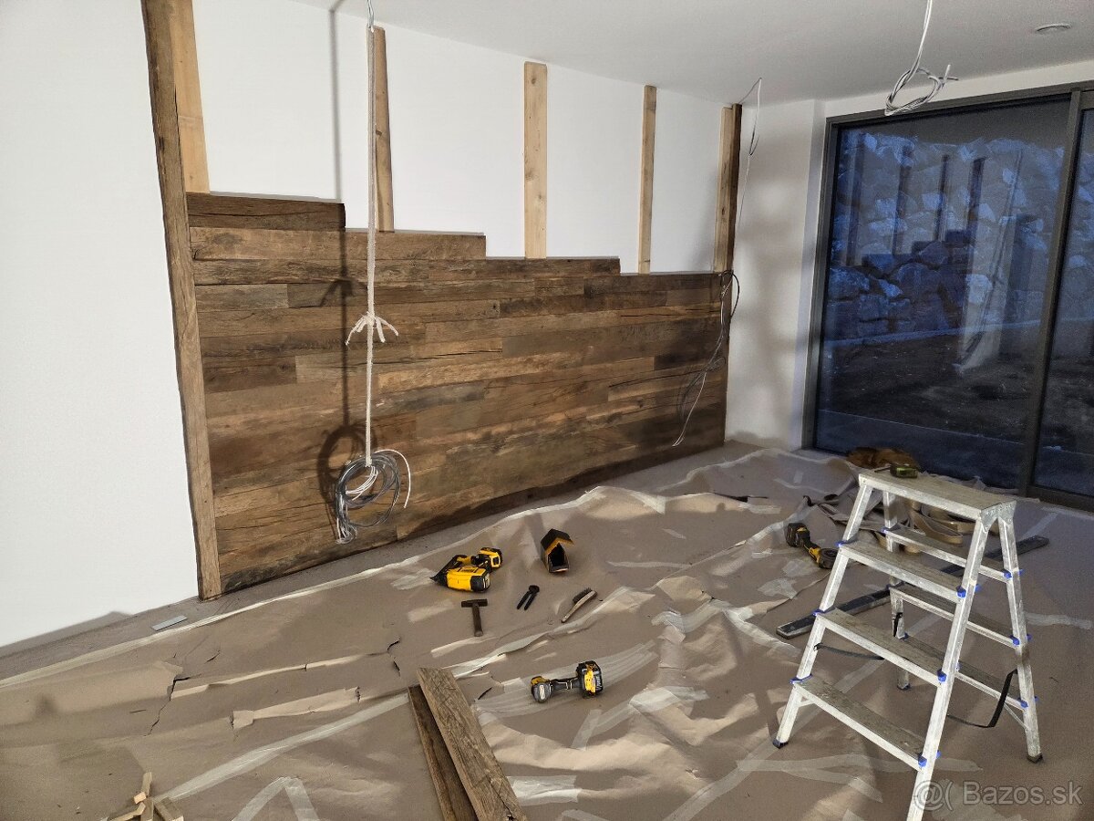 Dubový obklad-stare drevo - 8