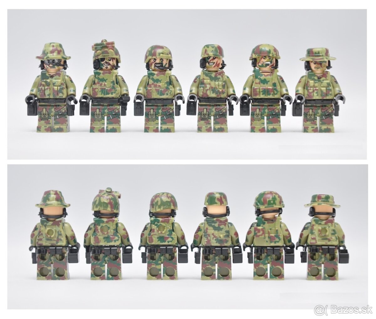 Rôzne sety vojakov 2 + doplnky - typ lego - 8