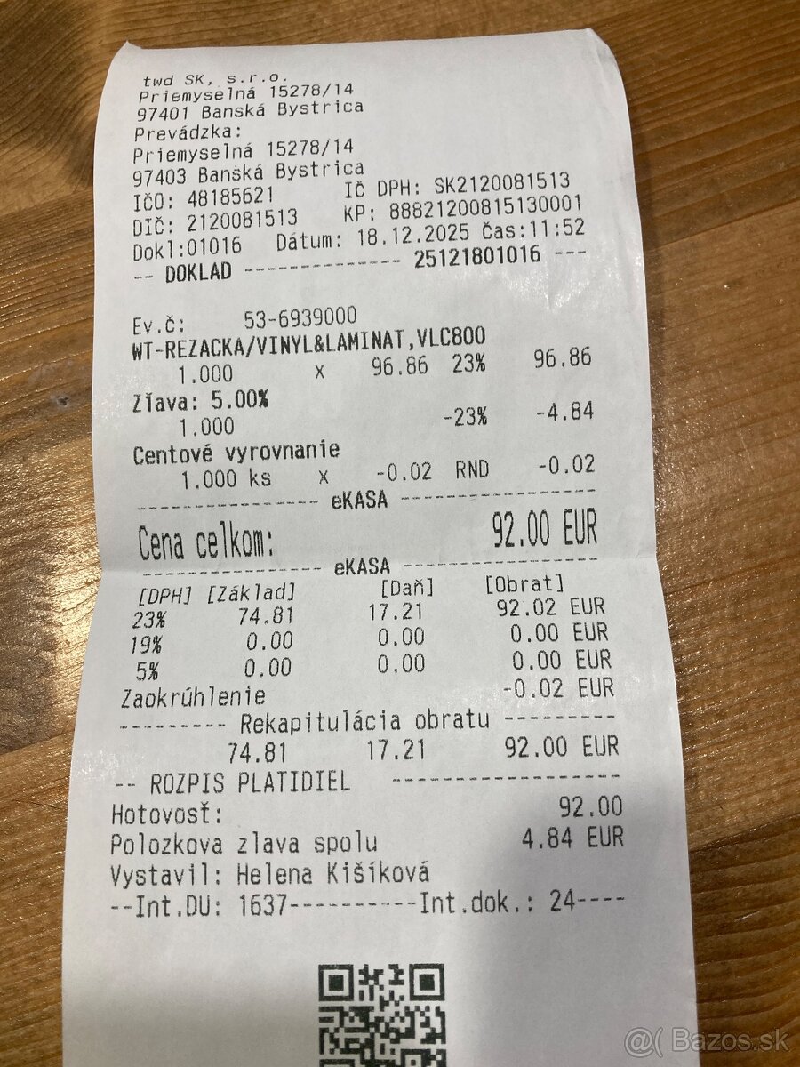 Rezacka ( krajacka ) vinyl laminat kompozit - 8