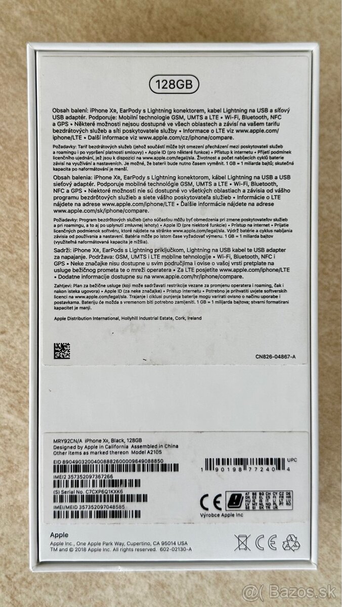iPhone XR 128GB Black - 8