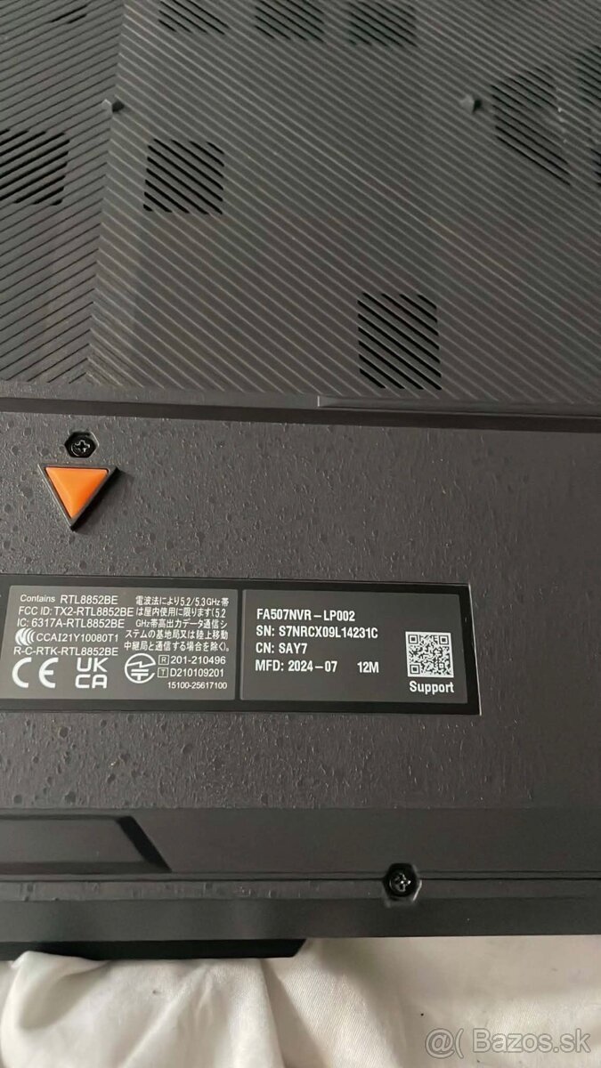 Predám Herny Notebook Asus Tuf Gaming A15 FA507NVR-LP017W - 8