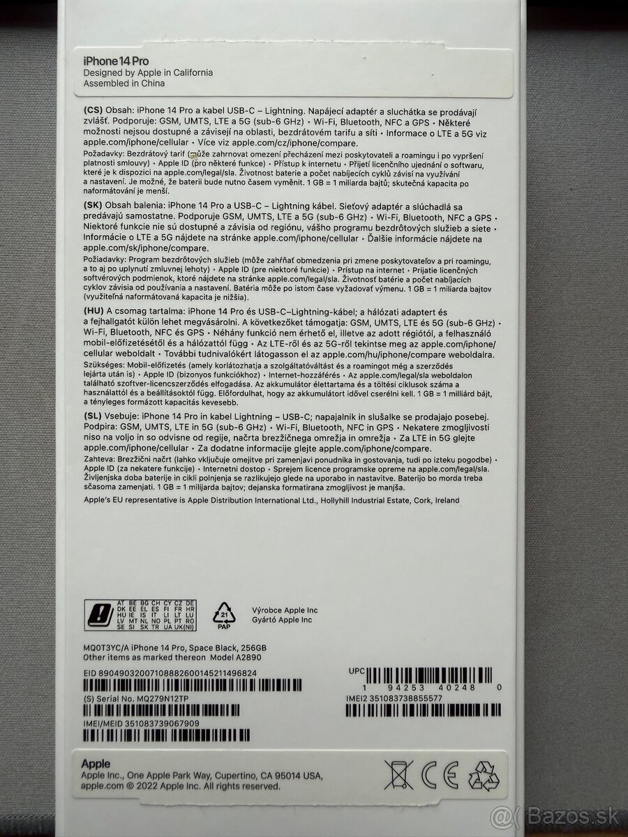 iPhone 14 Pro 256GB Space Black - 8