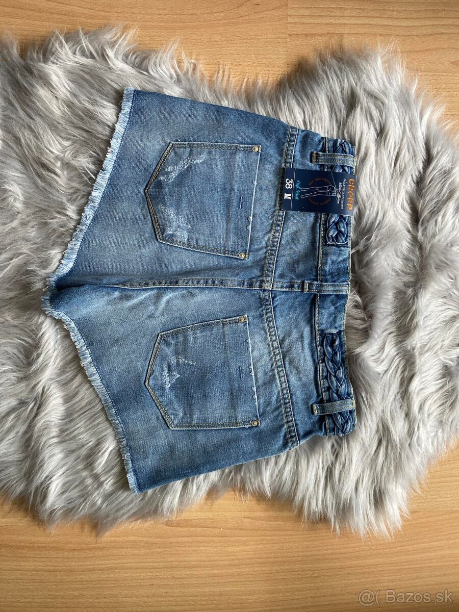 2x riflové kraťasy s visačkou - 8