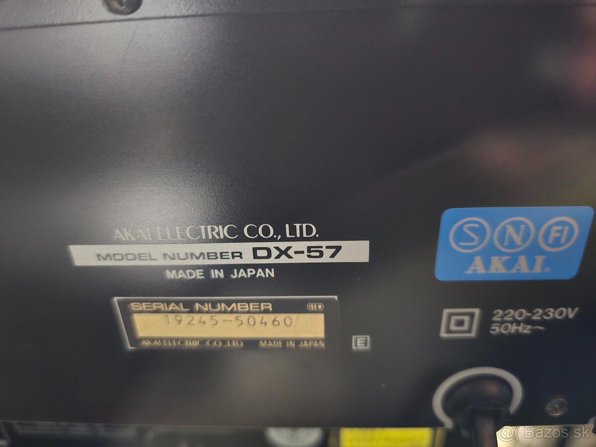 AKAI DX-57 kvalitný 3-hlavový deck - 8