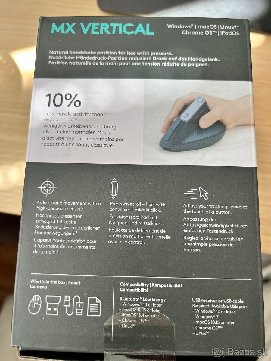 Predam novu mys 'Logitech MX Vertical' - 8