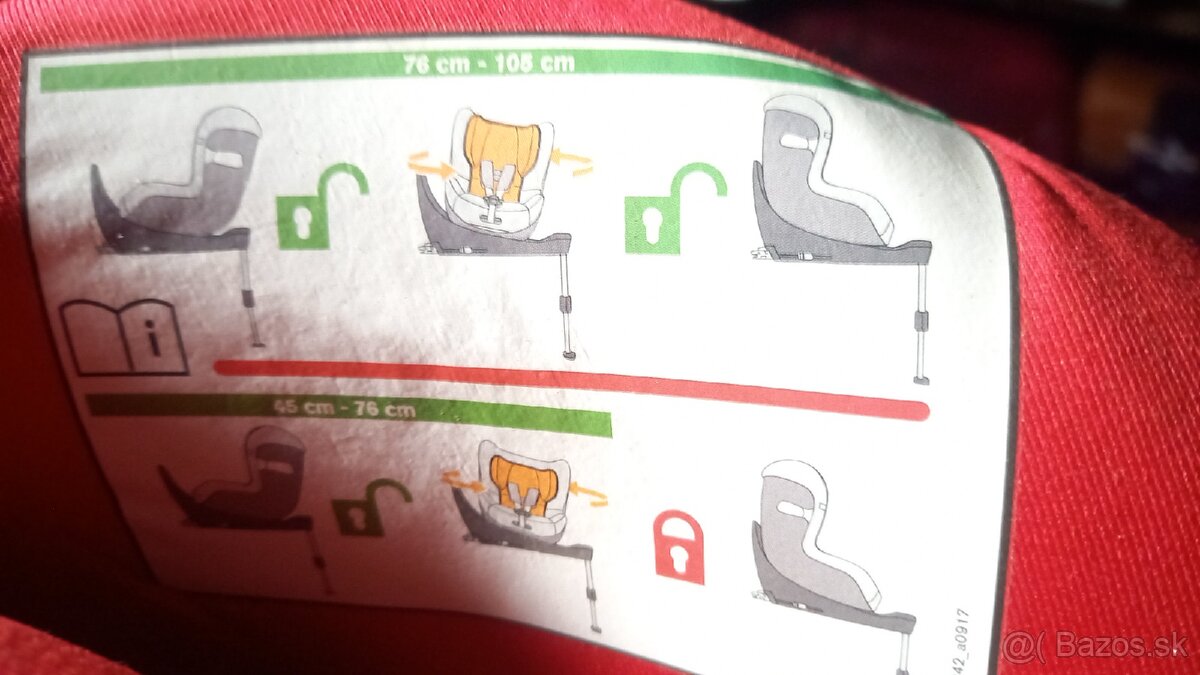 Detska autosedacka Cybex, 0m - 4 roky, 45 - 105cm - 8