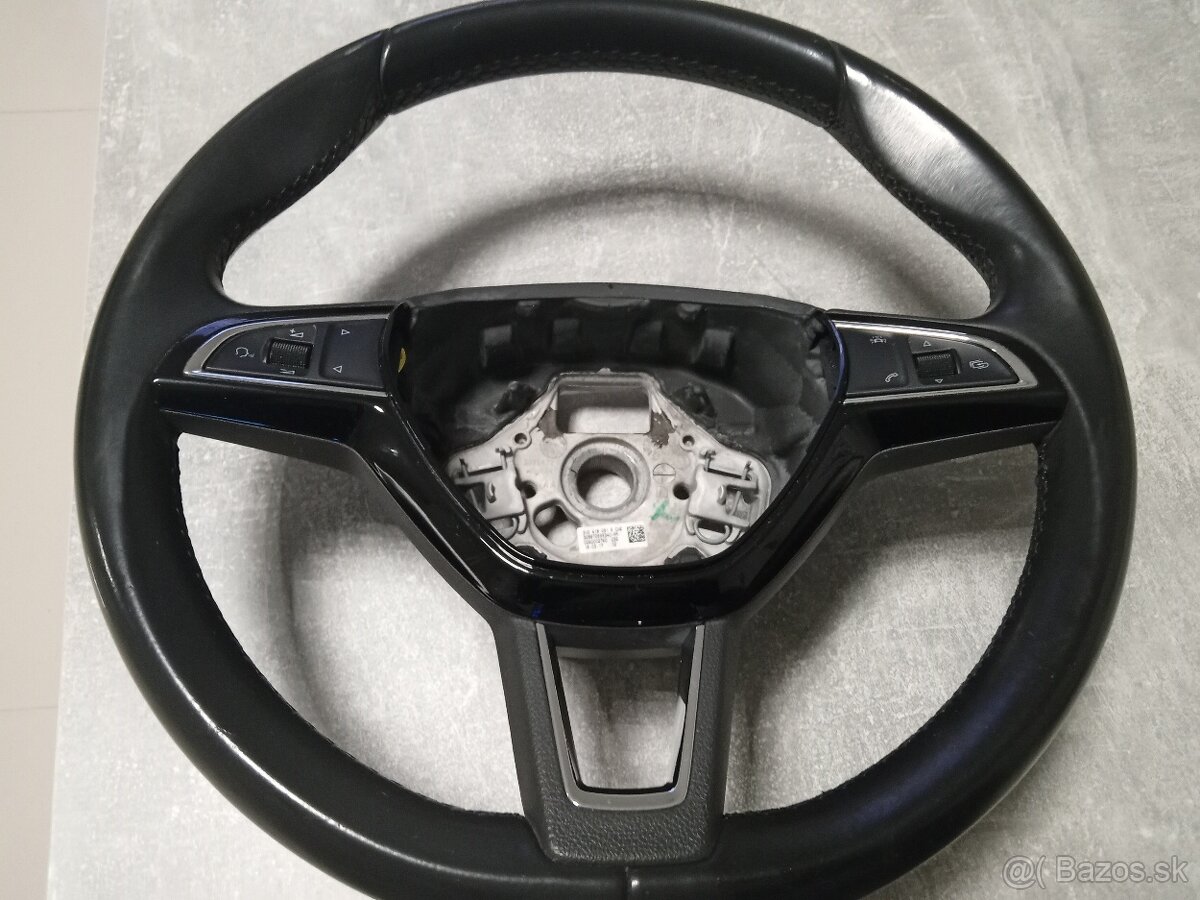 Multifunkčný kožený volant Škoda DSG padla - 8