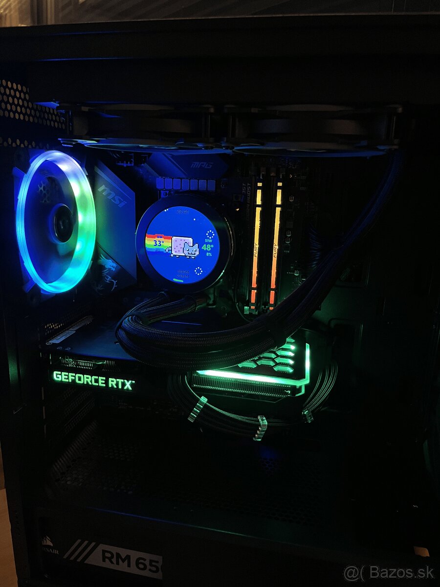 Predám herný PC i7-10700kf RTX3060Ti 32GB RAM - 8