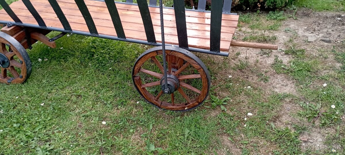 Starý drevený voz - rebriňak - 8