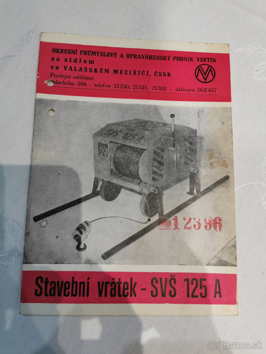 Stavebný výťah SVŠ 125 A - 8