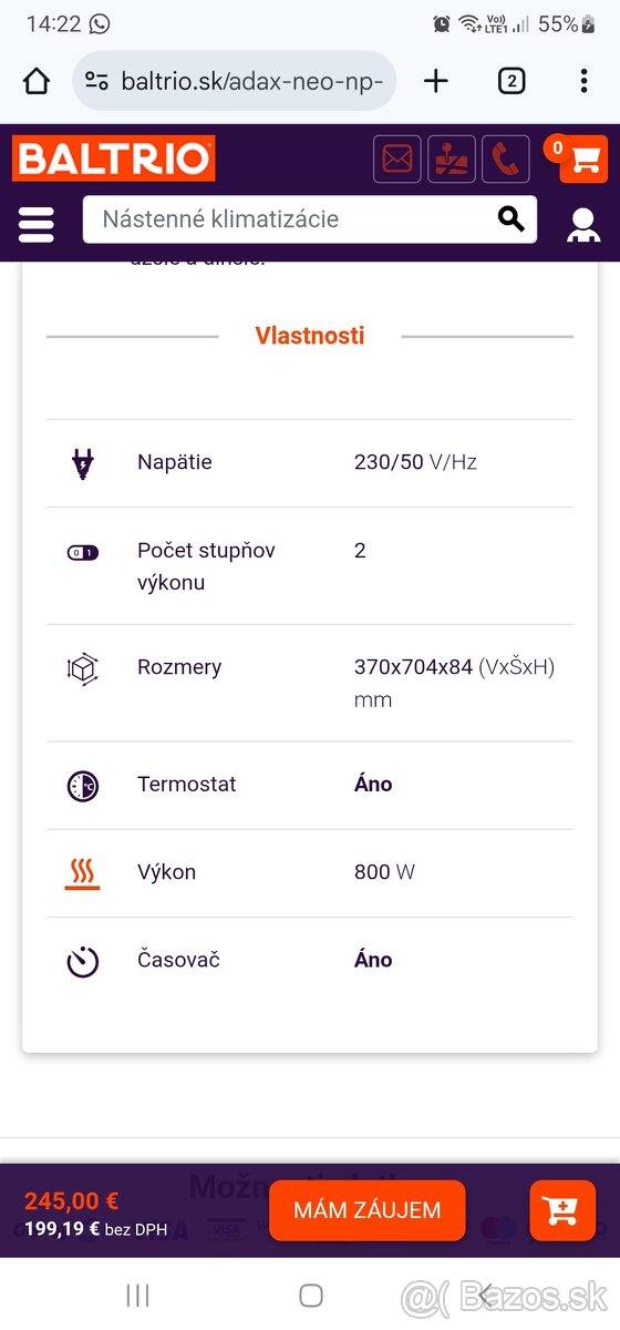 Elektricky konvektor -radiator - 8