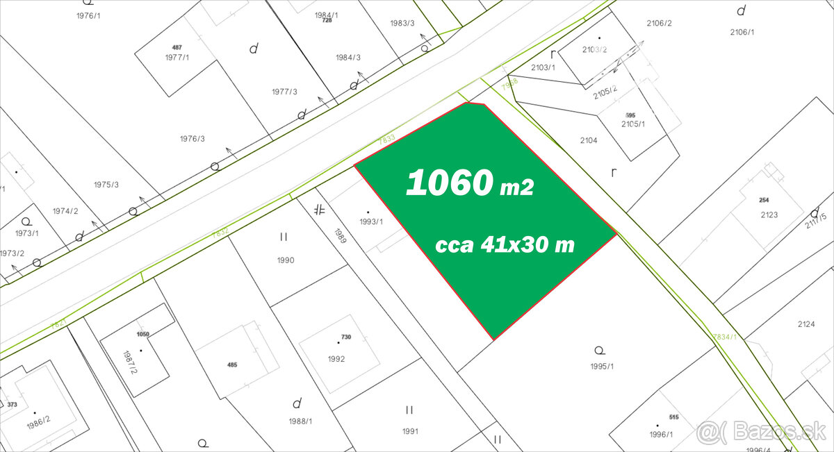 STAŠKOV - STAVEBNÝ POZEMOK 2 x 530 m2 - 8