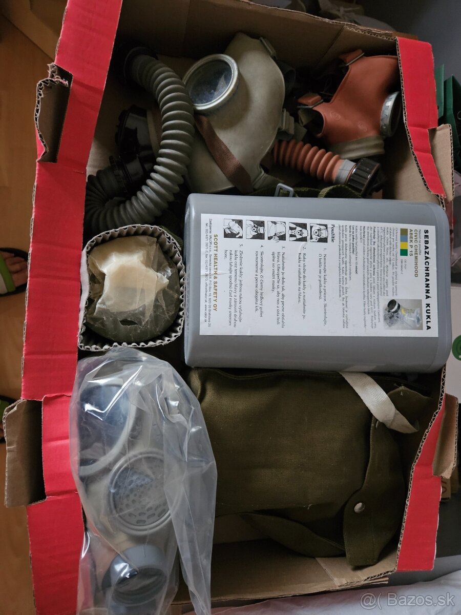 Predám plynové chemické masky - 8