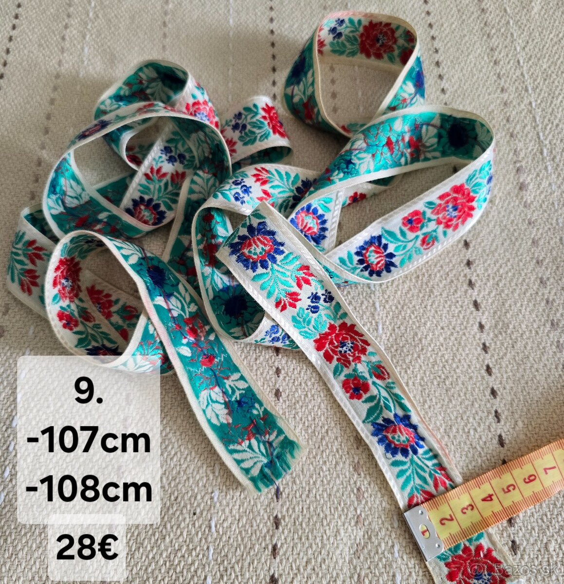 Stary kroj stuhy čepce zápästky - 8