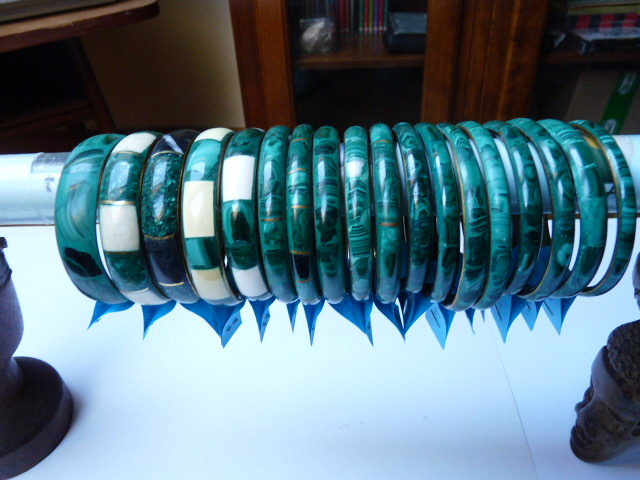 africké ľudové umenie – malachitové artefakty - 8